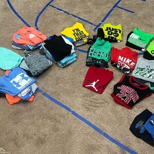Size 7 Summer Boy Clothes. ALL name brand.